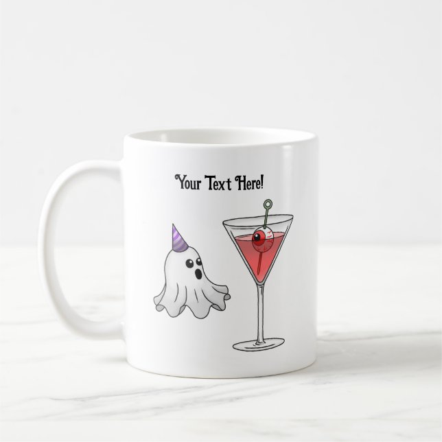 Mug Joli fantôme et cocktail effrayant (Gauche)