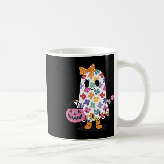 Mug Joli Fantôme Fluvial Trick Ou Treat Funny Hallowee (Droite)