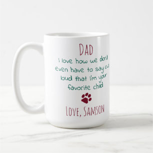 Mug Joli Favori Chien papa Animal de compagnie Photo N