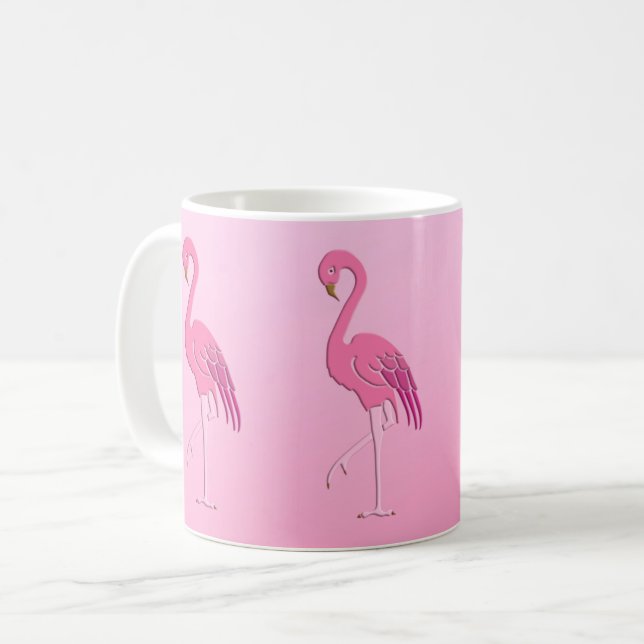 Mug Joli flamant rose (Devant gauche)