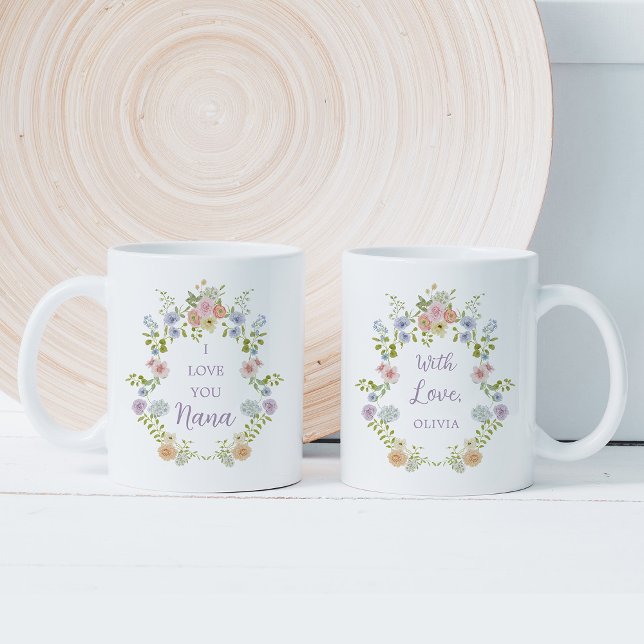 Mug Joli Fleur sauvage de printemps | Vous aimez Nana (Créateur téléchargé)