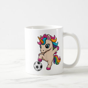Mug Joli Football Licorne Juste Fille Qui Aime Donner 