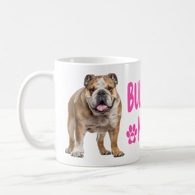 Mug Joli Français Bulldog Maman Cadeau Adorable Amoure (Gauche)