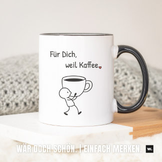 Mug Joli geste : « Pour toi, parce que c'est du café.