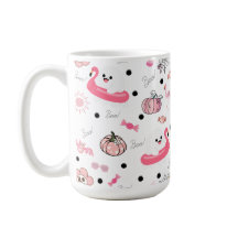 Joli Halloween tropical – Fantômes et flamants ros