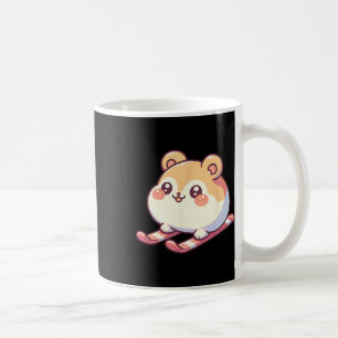 Mug Joli hamster de ski kawaii dodu hiver pente alpine