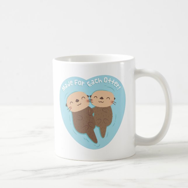 Mug Joli jeu de mots fait pour chaque loutre (Droite)