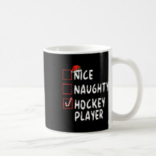 Mug Joli joueur de hockey vilain chapeau de Noël de Sa