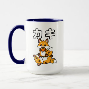 Mug Joli Kaki Plaqueminier Drôle Animal Japonais
