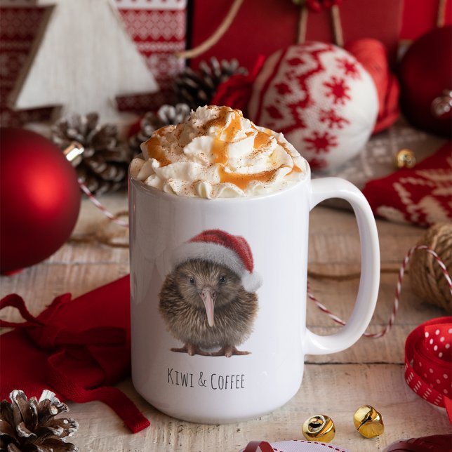 Mug Joli Kiwi de Noël, coutume (Créateur téléchargé)