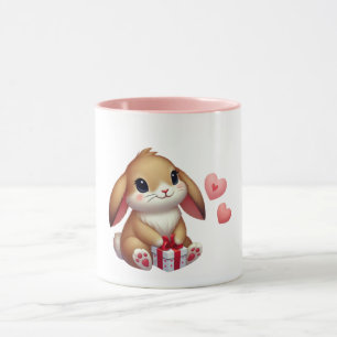 Mug Joli lapin de la Saint-Valentin 