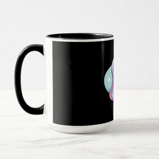 Mug Joli Licorne Arc-en-ciel (Gauche)