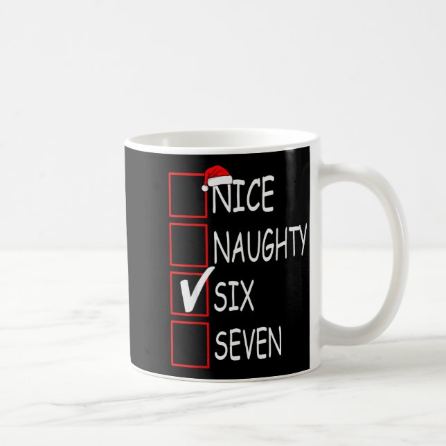 Mug Joli Méchant 67 Drôle Brainrot Meme Six Sept Slan (Droite)