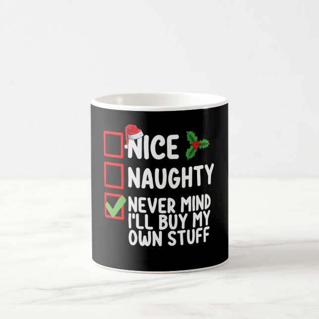 Mug Joli méchant on s'en fiche je vais acheter mes pro (Centre)