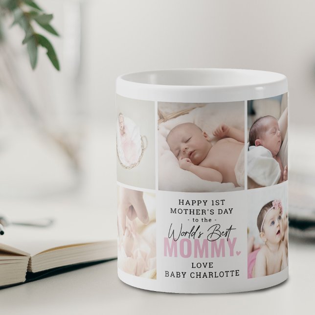 Mug Joli 'Meilleure Maman du Monde' 1er Fête des Mères (Créateur téléchargé)