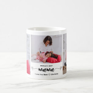 Mug Joli Meilleure Maman du Monde Collage de Photos Fê