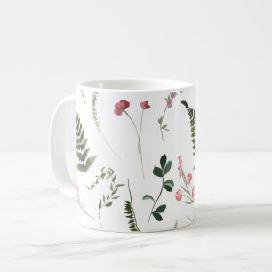 Mug Joli Motif botanique Fleur sauvage