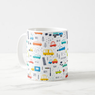 Mug Joli Motif coloré de la circulation automobile