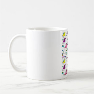 Mug joli motif de licorne arc-en-ciel