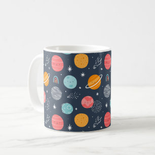 Mug Joli Motif Planète Souriante
