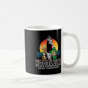 Mug Joli Noël de surf de l'île d'Honolulu Oahu Hawaï