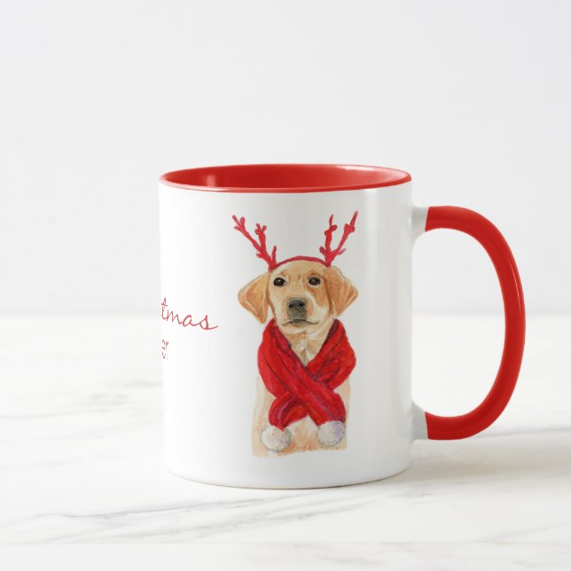 Mug Joli Noël Labrador (Droite)