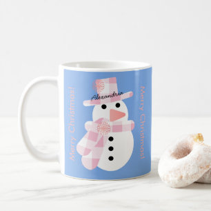 Mug Joli Noël personnalisé Snowman