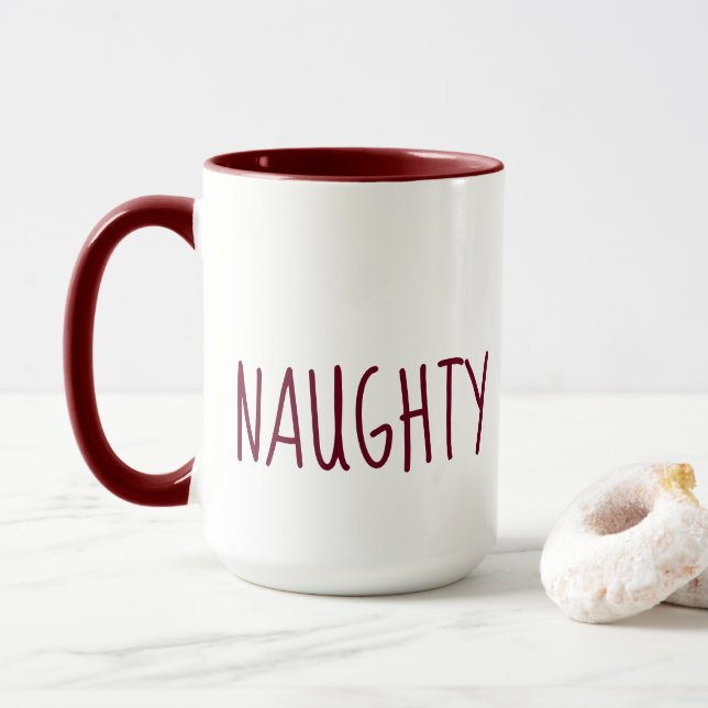 Mug Joli Noël vilain et gentil (Avec donut)