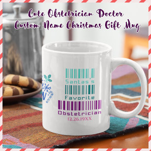 Mug Joli obstétricien Doc Nom personnalisé Cadeau de N