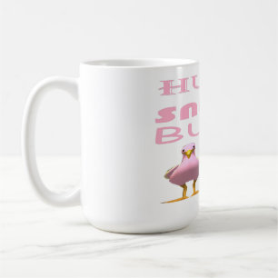 Mug Joli oiseau couleur rose avec message d'amour