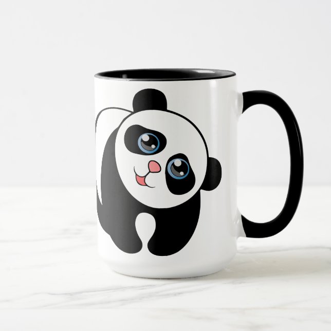 Mug Joli ours à panda illustré (Droite)