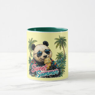 Mug Joli Panda Douce Été   Tendance Été Ouote