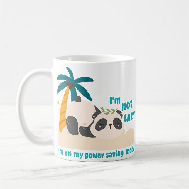 Mug Joli panda paresseux  (Gauche)