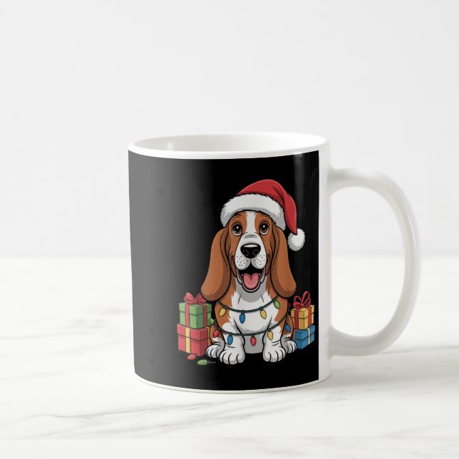 Mug Joli Pari Hound Noël Funny Bhole Amoureux des chie (Droite)