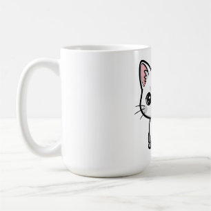 Mug Joli petit chat blanc