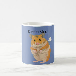 Mug Joli petit Hamster tenant une fleur