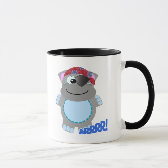 Mug Joli pirate hippopotame Goofkins (Droite)