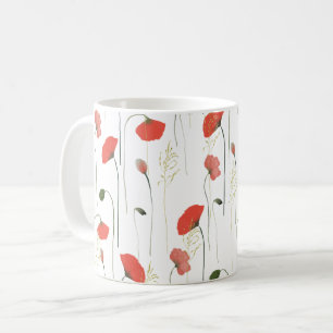 Mug Joli Poppies Fille Motif Floral
