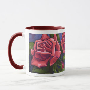 Mug Joli Red Roses Art