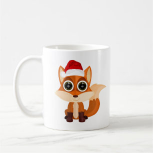 Mug Joli renard de Noël de dessin animé pour les fêtes