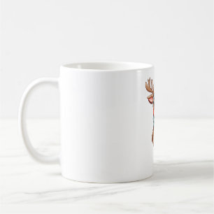 Mug Joli renne avec Noël à l'Écharpe
