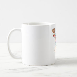 Mug Joli renne avec Noël à l'Écharpe