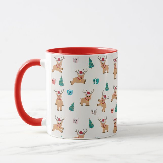 Mug Joli renne de Noël (Gauche)