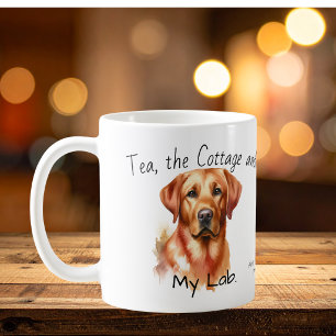 Mug Joli retriever golden personnalisable