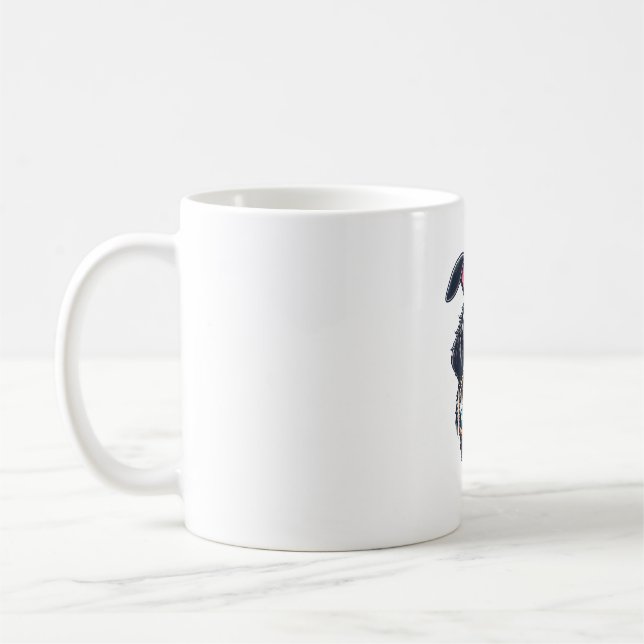 Mug Joli Saint-Bernard aux oreilles de lapin Propriéta (Gauche)