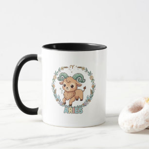 Mug Joli signe du zodiaque Bélier Kawaii