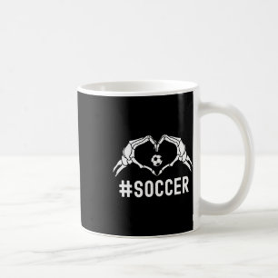 Mug Joli Soccer Halloween Squelette Coeur Fierté sport
