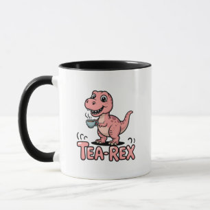 Mug Joli Thé-Rex Dinosaure Rose – Le Thé Arrive !