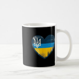Mug Joli Vintage Éventail Ukrainien Drapeau Ukraine Co