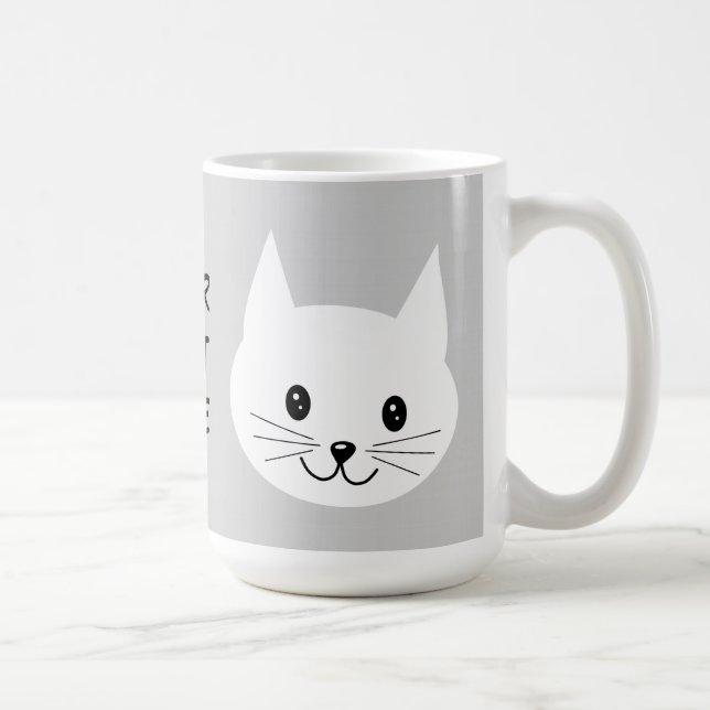 Mug Joli visage de chat. (Droite)